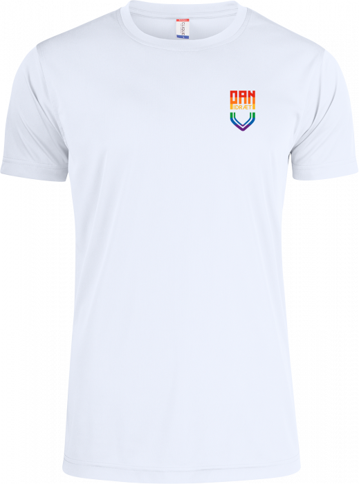 Clique - Pan Idræt Sports T-Shirt - #YOUAREINCLUDED - Blanc