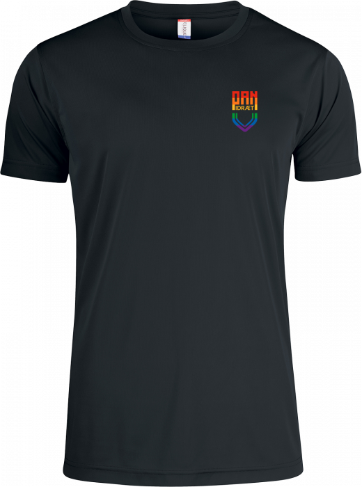 Clique - Pan Idræt Sports T-Shirt - PRIDE OF THE FIELD - Czarny